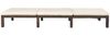 vidaXL Sonnenliege mit Auflage Poly Rattan Braun 42845 Bild 5