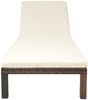 vidaXL Sonnenliege mit Auflage Poly Rattan Braun 42845 Bild 3