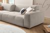 KAWOLA Big Sofa PALACE 3-Sitzer mit Sitztiefenverstellung Cord steingrau 74 x 120 x 298 cm Bild 4