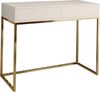 AX LIVING Moderne Schminktische Lortie 100cm Kaschmir goldenes Gestell Bild 2