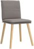 vidaXL Esszimmerstühle 6 Stk. Taupe Stoff 3315631 Bild 3