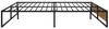 Bettgestell Schwarz Metall 200x200 cm [324819] Bild 4
