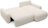 Selsey 'Lelu' Ecksofa mit Cordbezug, Schlaffunktion und Bettkasten, Creme, beidseitig Bild 3