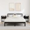 vidaXL Nachttisch 2 pcs Schwarz Eichen-Optik 40 x 29 x 60 cm 881831 Bild 4