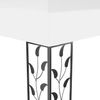 Gartenpavillon, Pavillon mit Doppeldach 3x4 m Weiß Bild 5