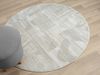 Teppich CERCHIO rund Creme-Grau 120 x 120 cm Bild 2