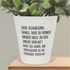 22Feels Blumentopf Spruch Übertopf Deko Innen Schwägerin Geschenk Hochzeit Frauen (Für Zimmerpflanze), IN DEUTSCHLAND BEDRUCKT Bild 3