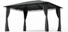 Blumfeldt Mondo Pavillon 3x4 – Stahlrahmen, Mit Vorhängen, Wetterfeste Überdachung, Gartenpavillon, Rostfrei, Leichter Aufbau, Dunkelgrau Bild 5
