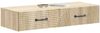 vidaXL Wandmontierter Beistelltisch Sonoma-Eiche 87,5 x 34,5 x 17 cm 898667 Bild 2