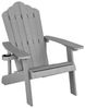 COSTWAY Gartenstuhl Adirondack Stuhl, mit Getränkehalter, farbig Bild 4