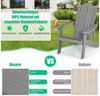 COSTWAY Gartenstuhl Adirondack Stuhl, mit Getränkehalter, farbig Bild 2