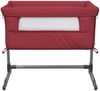 vidaXL Babybett mit Matratze Rot Leinenstoff 10299 Bild 2