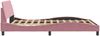 vidaXL Bettgestell mit Kopfteil "Dover" Rosa 140x200 cm Samt 373197 Bild 5