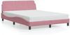 vidaXL Bettgestell mit Kopfteil "Dover" Rosa 140x200 cm Samt 373197 Bild 2