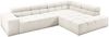 KAWOLA Sofa NEVADA Ecksofa Feincord weiß mit motorischem Sitzvorzug Recamiere rechts 70 x 215 x 319 cm Bild 3