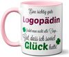 TASSENKING Tasse, Eine gute Logopädin. - Tasse -Kaffeebecher - Geschenk Bild 2