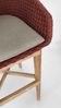 Barhocker Coachella mit Kissen, Rot, 56 x 57 x 110 cm Bild 5