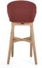 Barhocker Coachella mit Kissen, Rot, 56 x 57 x 110 cm Bild 3