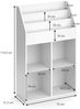 Bücherregal Luigi Weiß 72 x 114.2 cm Vicco Bild 3
