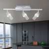 LED Deckenleuchte, Chrom, Spots beweglich, L 65 Bild 2