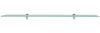 vidaXL Schwebende Regale 2 Stk. Glas 100x20 cm 8 mm [3051525] Bild 3