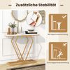 Konsolentisch Eingangstisch schmal Flurtisch mit Marmoroptik Beistelltisch für Wohnzimmer 100 x 29,5 x 80 cm Bild 5