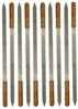 walexo Grillspieß Edelstahl Kebab Adana Grillspieße 600x23x2mm Holzgriff (5-St) Bild 1