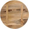 vidaXL Tischplatte Ø 60x2,5 cm Rund Raues Massives Mangoholz 370007 Bild 5