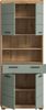 Xonox Scout Hochschrank (B/H/T: 74x191x31 cm) in Salbei und Artisan Eiche Nachbildung Bild 3
