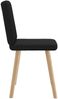 vidaXL Esszimmerstühle 2 Stk. Schwarz Stoff 4101199 Bild 5