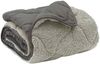 vidaXL Winterbettdecke Gepolstert Hellgrau 155 x 200 cm 42026315 Bild 2