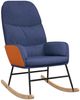 Schaukelstuhl Blau Stoff [341046] Bild 2