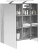 vidaXL Badezimmerspiegelschrank Graues Sonoma 60 x 14,5 x 70 cm 889068 Bild 3