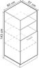Vicco Küchenschrank Küchenzeile R-Line, Bordeaux Hochglanz, Backofenumbauschrank 60 cm (halb) Bild 3