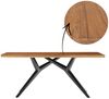Tisch Tables & Co. Teak und Metall 240 x 100 x 73 cm schwarz Bild 4