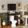 Bad Lagerung Regal Bambus Toilette Rack mit Schrank 3-Tier verstellbare Regale Bild 5