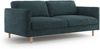 Micadoni Sofa Eden 3-Sitzer Strukturierter Stoff Grün Blau Melange Bild 2