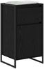 vidaXL Sideboard Schwarz Eichen-Optik 43 x 36 x 75,5 cm Holzwerkstoff 886582 Bild 3
