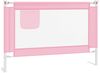 Kleinkind-Bettschutzgitter Rosa 100x25 cm Stoff Bild 2