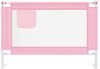 Kleinkind-Bettschutzgitter Rosa 100x25 cm Stoff Bild 3