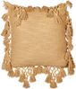Kissen 2er Set Ohne Muster OLEARIA Baumwolle 45 x 45 cm Sandbeige Bild 4