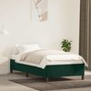 Einzelbettgestell Design für Erwachsene ohne Matratze Dunkelgrün 90x190 cm Samt d4812e Bild 2