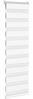 vidaXL Doppelrollo Weiß 40x150 cm Stoffbreite 35,9 cm Polyester 4014743 Bild 3