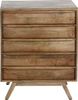 Highboard HWC-L96, Kommode Sideboard Schrank Schubladen Massiv-Holz Mango 81x65x43cm MVG-zertifiziert Bild 5