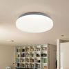 LED Deckenlampe, weiß, Metall, neuralweiß, rund, D 28 cm Bild 4