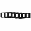 vidaXL Wandregale mit Regal 6 pcs Schwarz Eichen-Optik 60 x 15 x 23 cm 862647 Bild 2