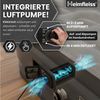 Heimfleiss® Luftmatratze selbstaufblasend 150x200 cm | Premium Luftbett 2 Personen | Schnell Aufblasbare Matratze ideal nutzbar als Gästebett & Camping Bett | Selbstaufblasbare Gästematratze mit Pumpe Bild 2