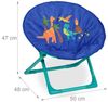 Relaxdays Faltbarer Moonchair für Kinder Bild 4