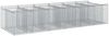 vidaXL Gabionen-Hochbeet 2 pcs Silber 3422219 Bild 2