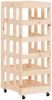vidaXL Kaminholzregal mit Rollen 40x49x110 cm Massivholz Kiefer 832327 Bild 4